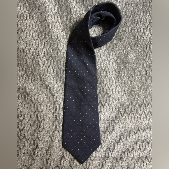 Davide Cenci Mens 100% Wool Tie Italy - Picture 3 of 7